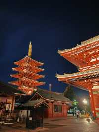 เดินเที่ยววัดเซ็นโซจิตอนกลางคืน สวยมากกก 🏮⛩️