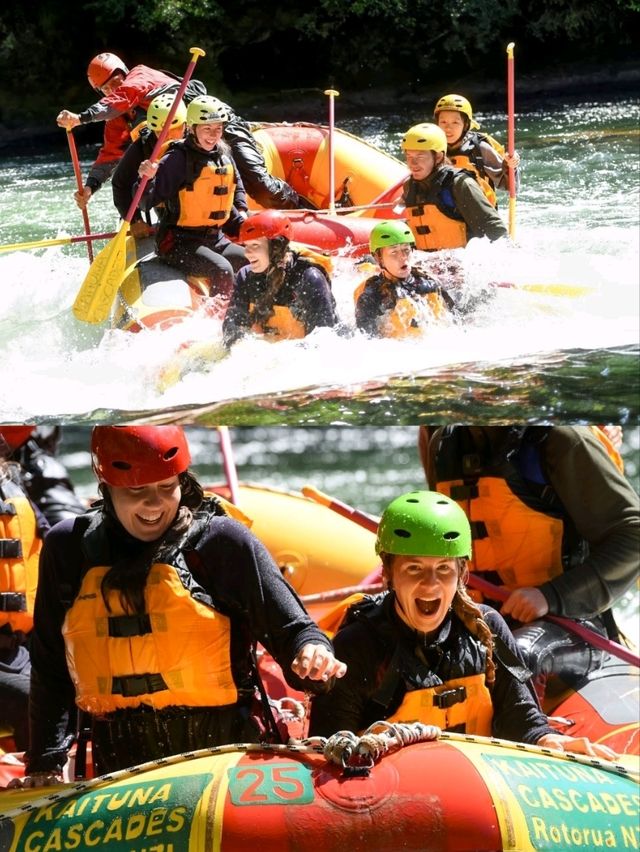 🇳🇿 White-Water Rafting @ Three Waterfalls in Rotorua 