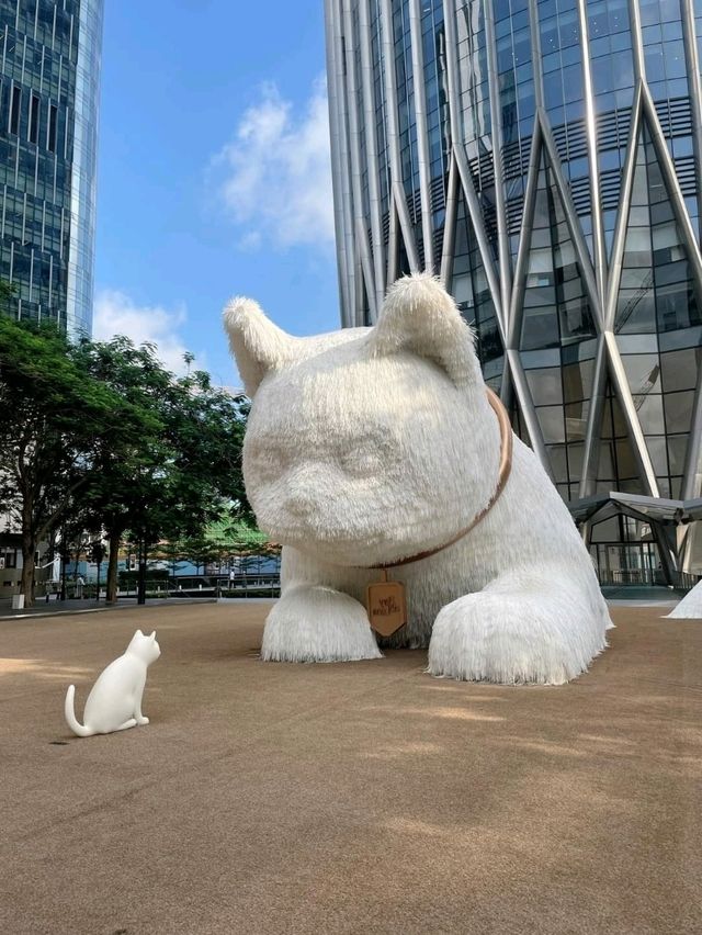 又來了！深圳灣萬象城Bay de Luna巨型貓咪展