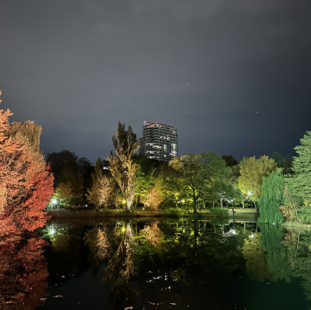 札幌🇯🇵中島公園的日與夜🍁