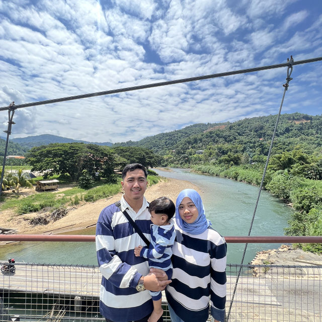 jambatan gantung tamparuli…the best view u can get