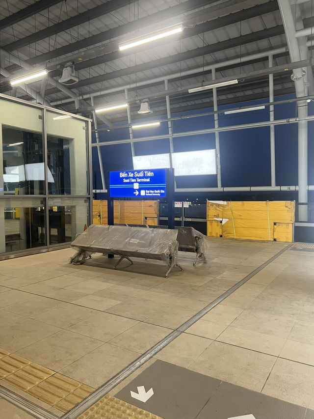 The first metro ever in Saigon🤩