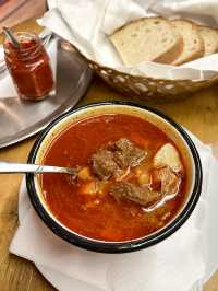 Lovely restaurant with traditional Hungarian cuisine
