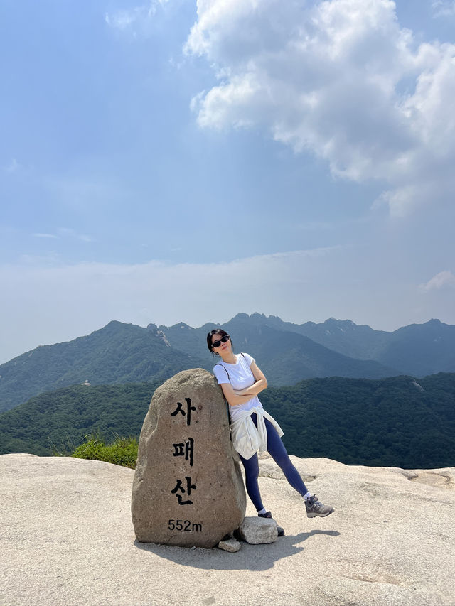 탁트인 뷰가 멋진 사패산