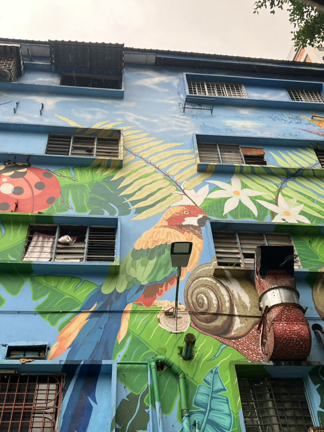 馬來西亞🇲🇾亞羅街後巷 壁畫充滿驚喜