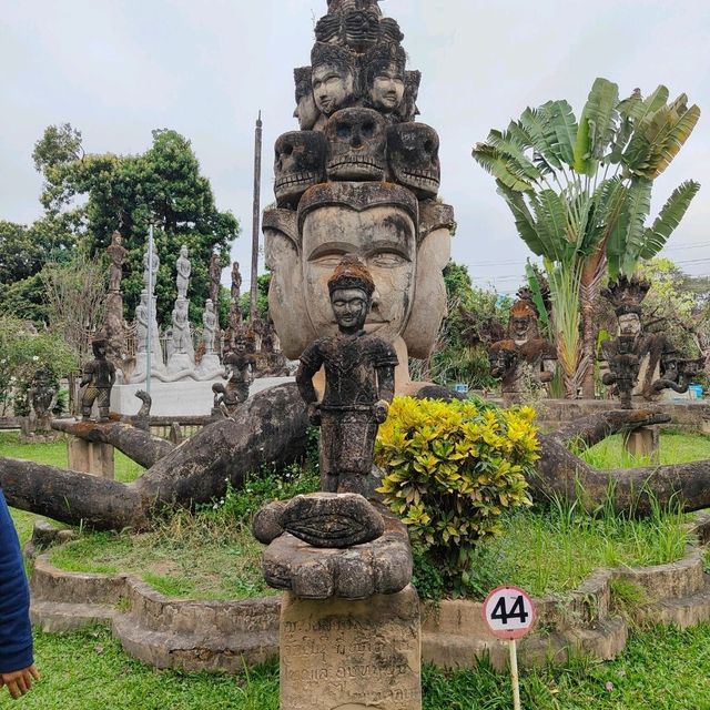 Immersing in Spirituality at Buddha Park, Vientiane