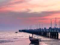 บางแสนวันที่ท้องฟ้าสีชมพู💗🌅🌊