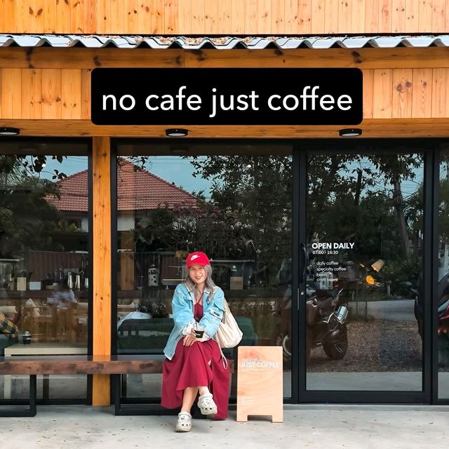 No cafe, just coffee คาเฟ่ริมน้ำอยุธยา