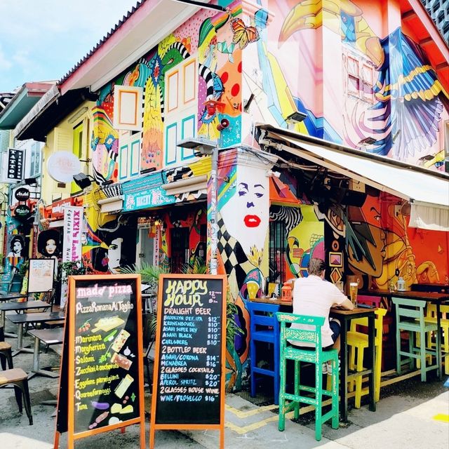 Cycling Through Colorful Haji Lane 🚴‍♂️