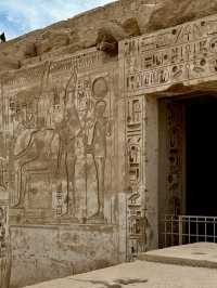✨ Deir el-Bahari Diaries: Pharaohs, Sandals, & a Goat’s Selfie Moment 🐐