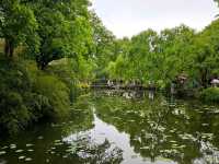 I came to this garden in Suzhou, and I was stunned by its beauty