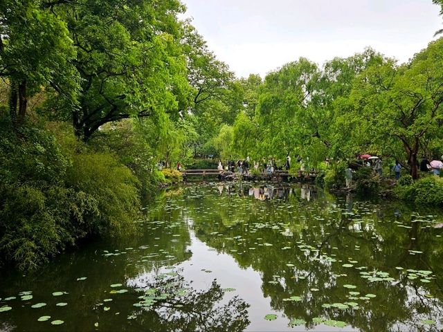 I came to this garden in Suzhou, and I was stunned by its beauty