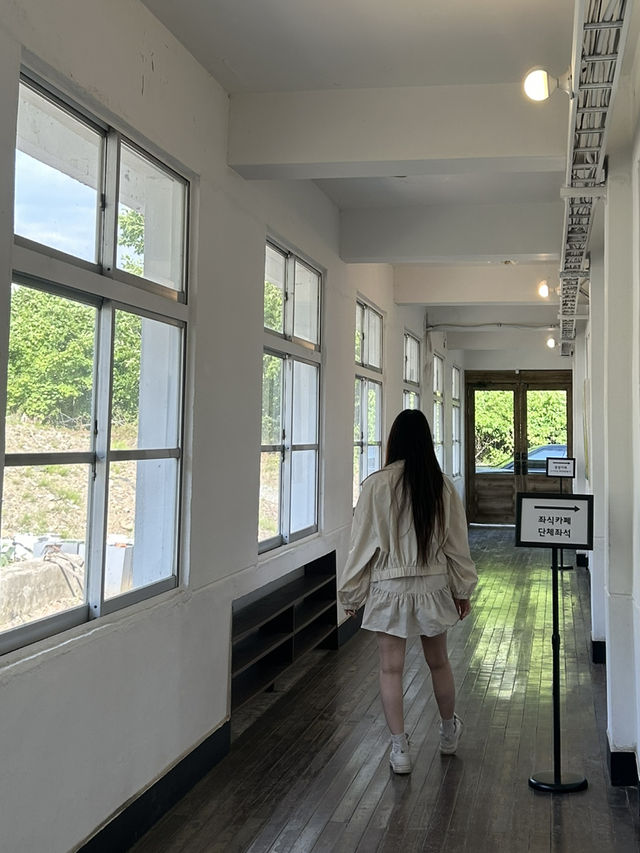 🌼 폐교가 꽃피운 휴식 공간, 일상화카페