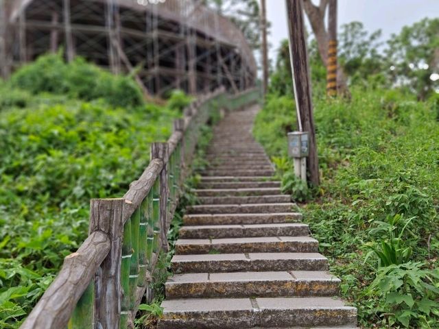 Explore the Jiantan Mountain Observatory near Jiantan MRT station in Taipei, Taiwan