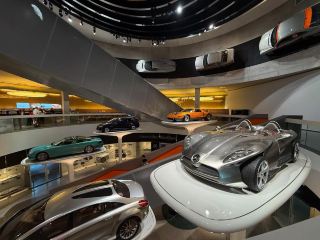Driving Through History at the Mercedes Benz Museum