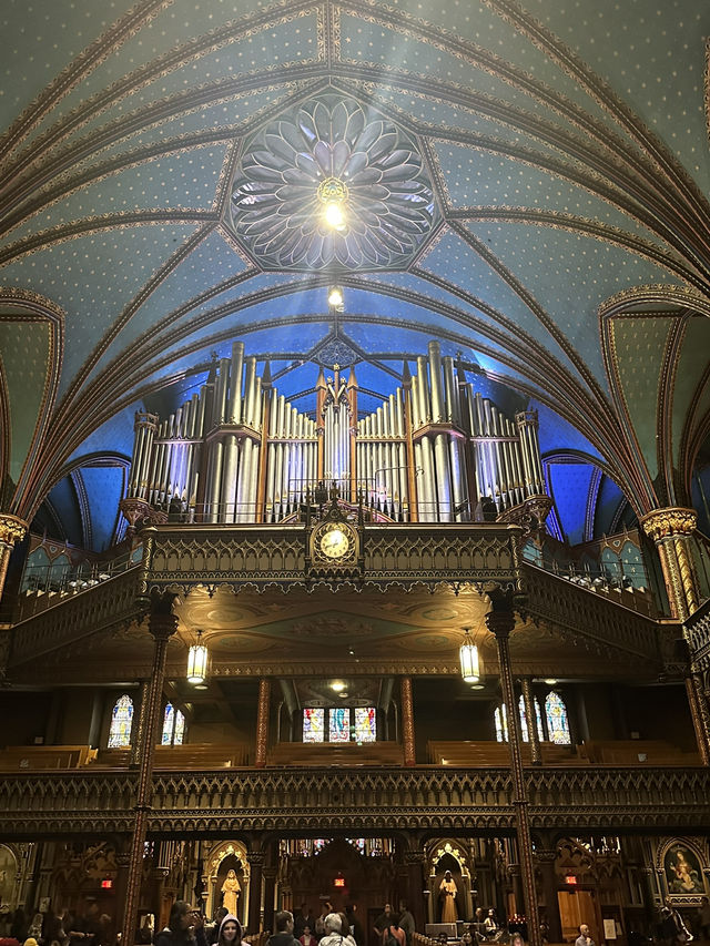 モントリオール🇨🇦 モントリオール・ノートルダム聖堂 ⛪️