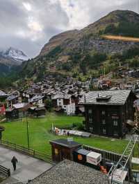 A Serene Town at the Foot of the Matterhorn