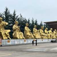 ✨ Famen Temple – The Golden Path of Faith ✨