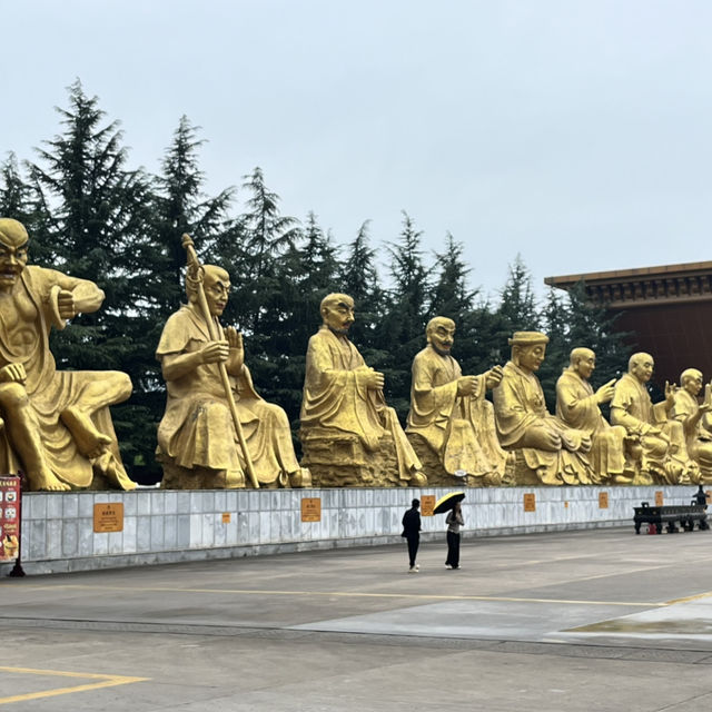 ✨ Famen Temple – The Golden Path of Faith ✨