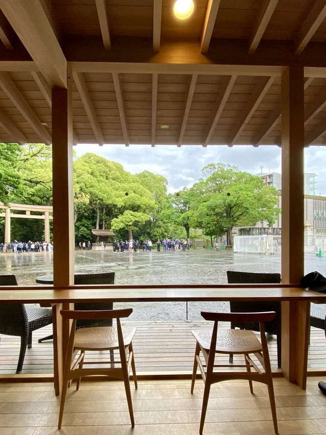 Tranquil Sips by the Shrine Gate 🍵✨