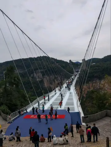 zhangjiajie Glass Bridge Walk🌧️