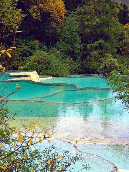 JIUZHAIGOU, CHINA – VALLEY OF FIVE COLORS