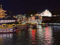 南京✨ 燈火闌珊處,我在「槳聲燈影」裡:夫子廟夜遊秦淮河!