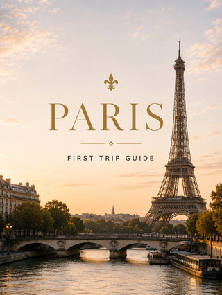 Paris First Trip Guide 파리 첫 여행 가이드: 예술, 카페, 그리고 로맨스가 가득한 꿈의 도시