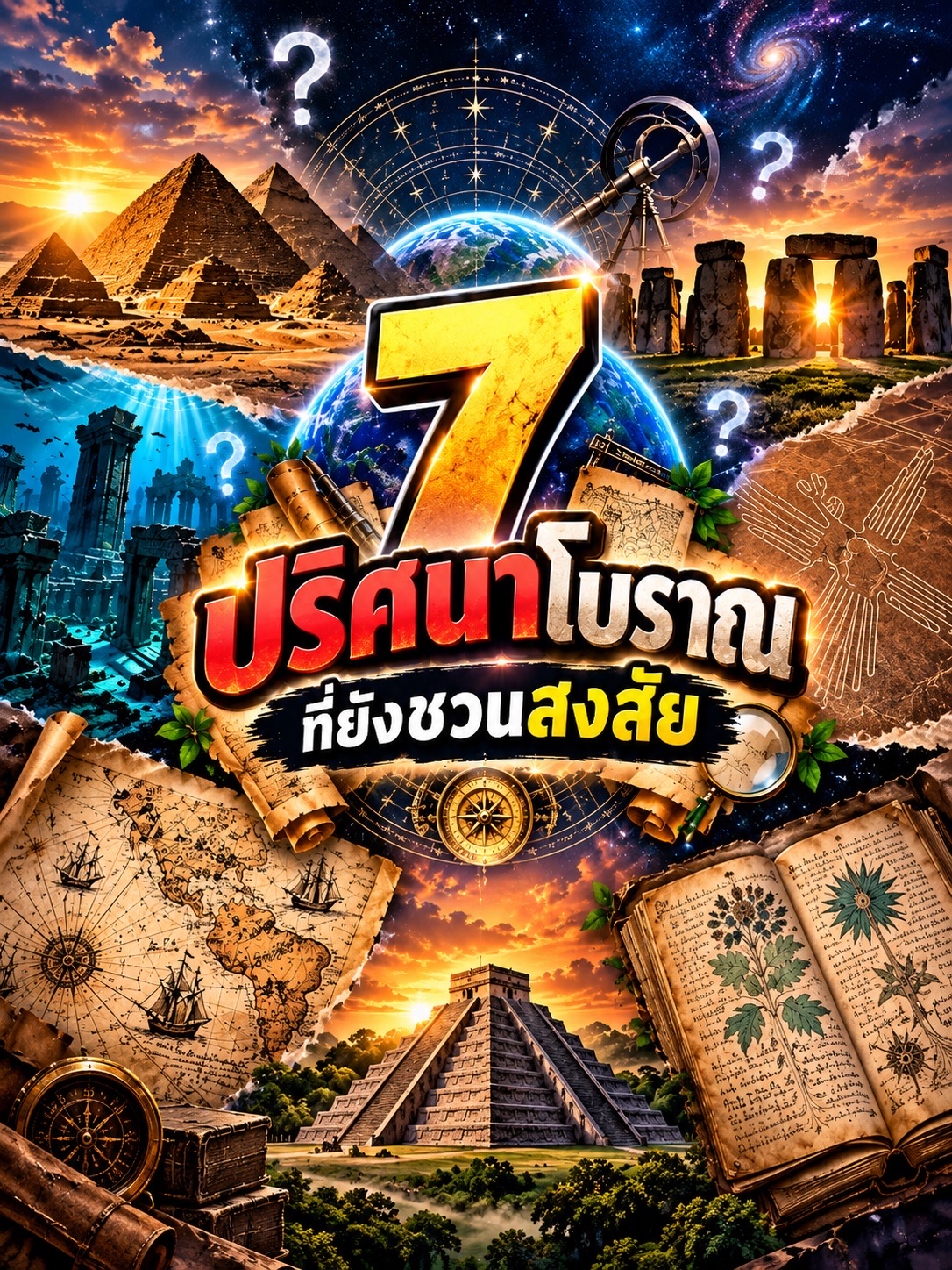 🕵️‍♀️✨ 7 ปริศนาโบราณ 7 สถานที่ยังชวนสงสัย! เรื่องราวจากอดีตที่ยังรอคำตอบ
