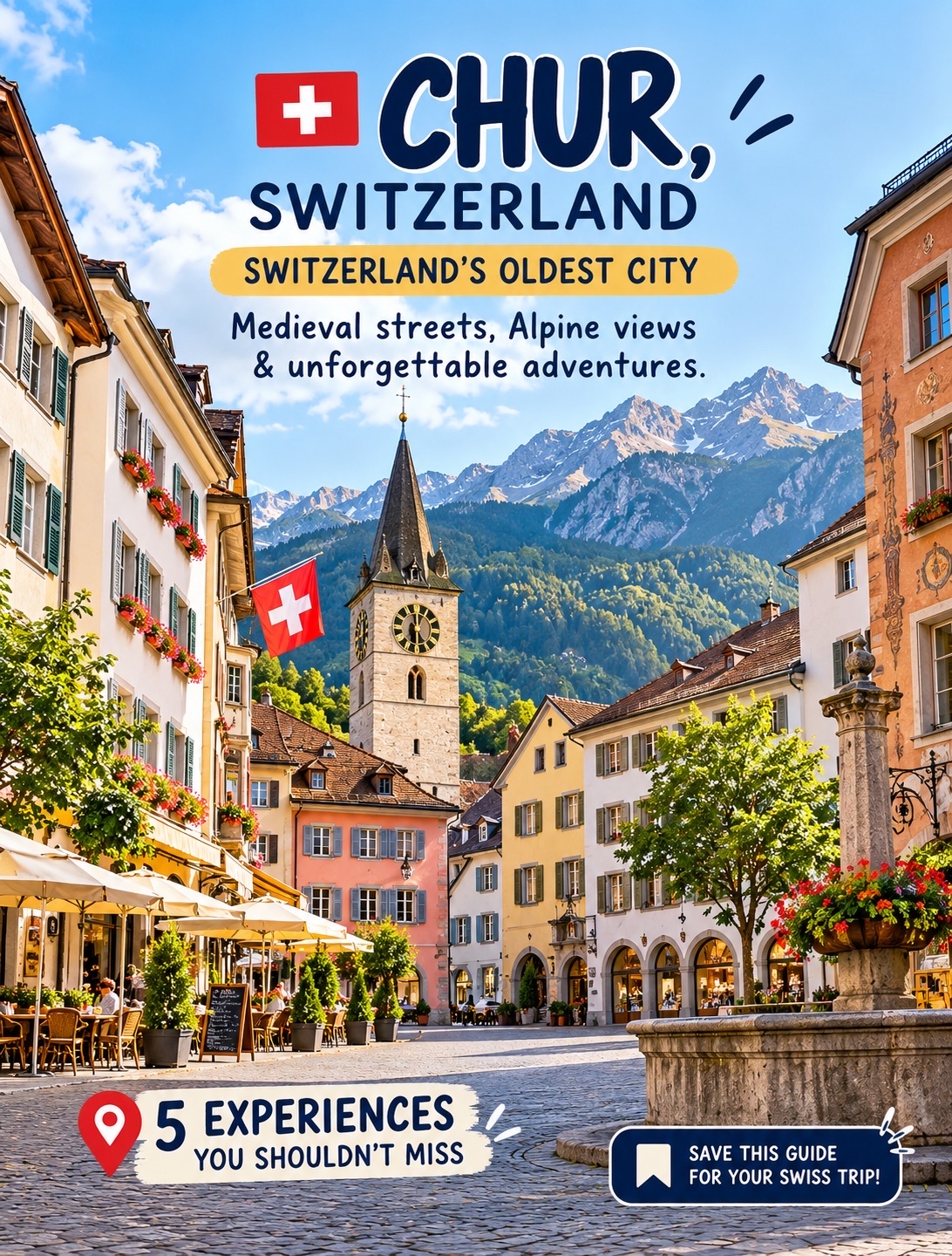 CHUR, SWITZERLAND — Your Dreamy Gateway to the Swiss Alps! 🏔️✨