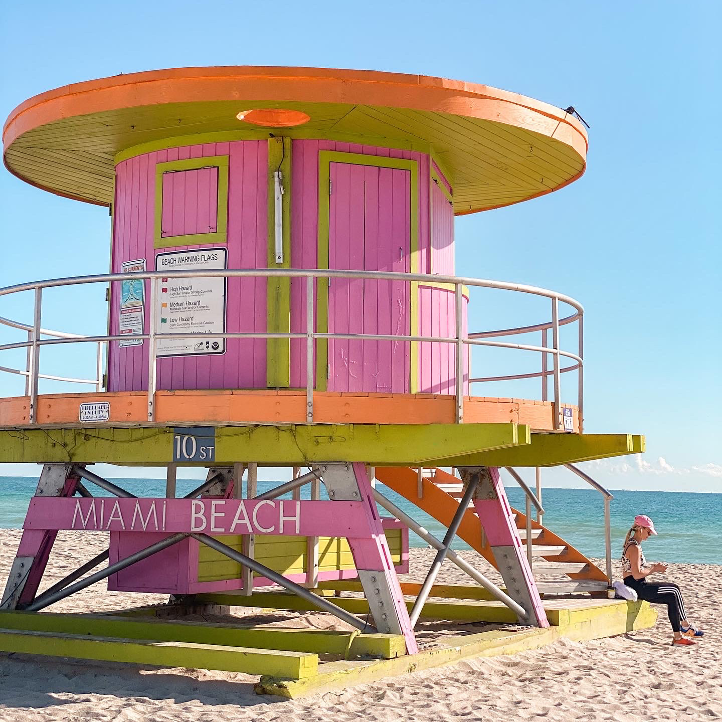 YELLOWKORNER 写真アート作品 マイアミビーチ 夏 Miami マイアミ ビーチ 景色 アートフォト】インテリア ポスター 海