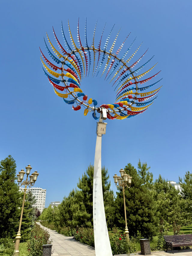 Spring Roses at Independence Square, Dushanbe