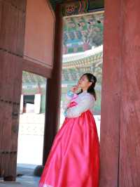 Wearing Hanbok at Gyeongbokgung