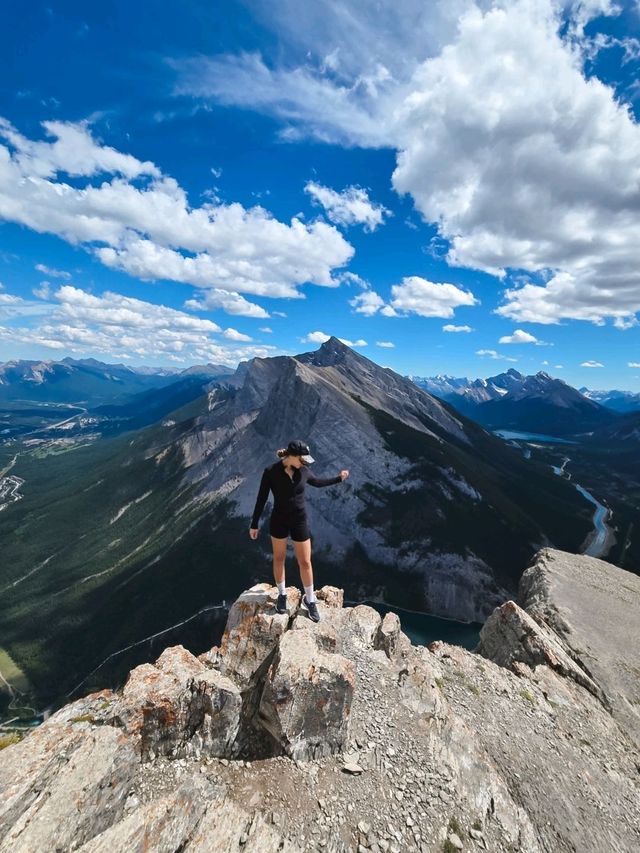 They said it was a bit steep… they lied. But wow, what a summit!