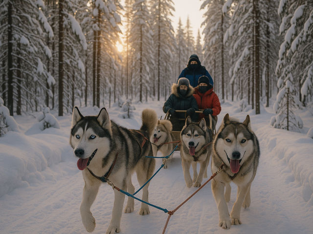 Lapland in winter feels like stepping straight into a Christmas movie. ❄️✨