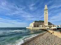 A Symphony of Stone and Sea: The Hassan II Mosque’s Majestic Embrace 
