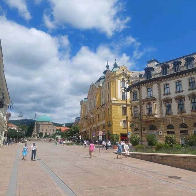 Pécs, the city center is gorgeous.