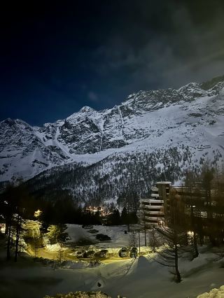 Magic village in the Alps