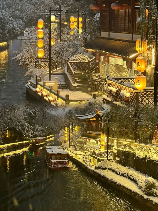 雪滿金陵城：中華門到夫子廟的雪中漫步