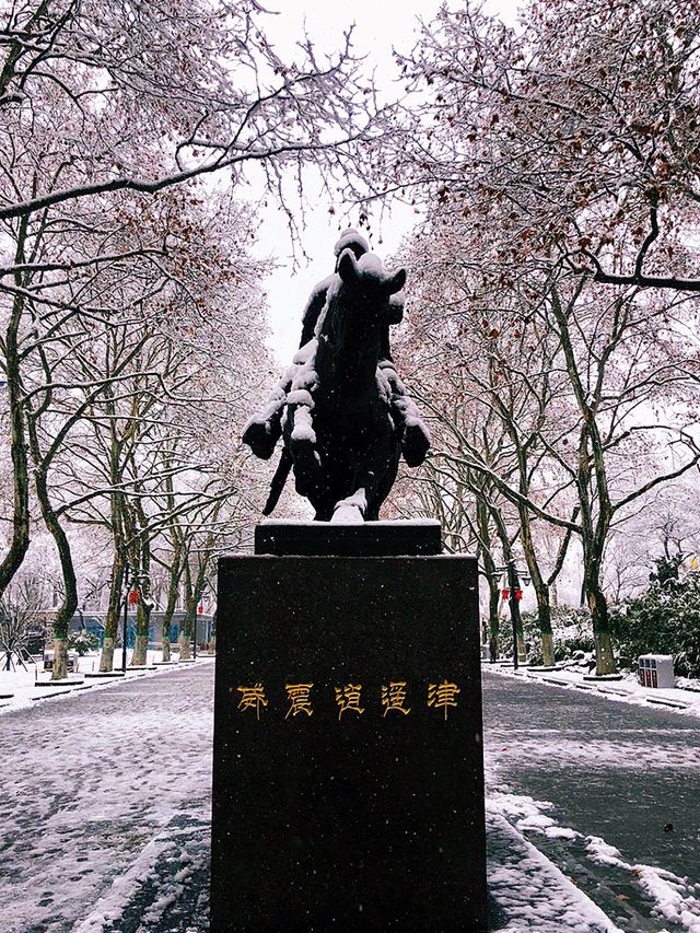 歲末聽雪落：逍遙津雪景