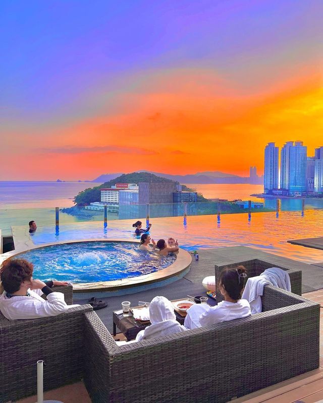 해외같은 부산 해운대, 루프탑 오션+시티뷰의 환상적인 호텔