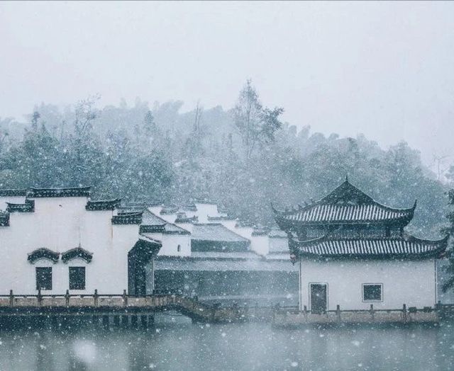 這個冬季得去看一場徽州的雪