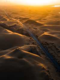 找到一條被沙漠掩蓋的公路