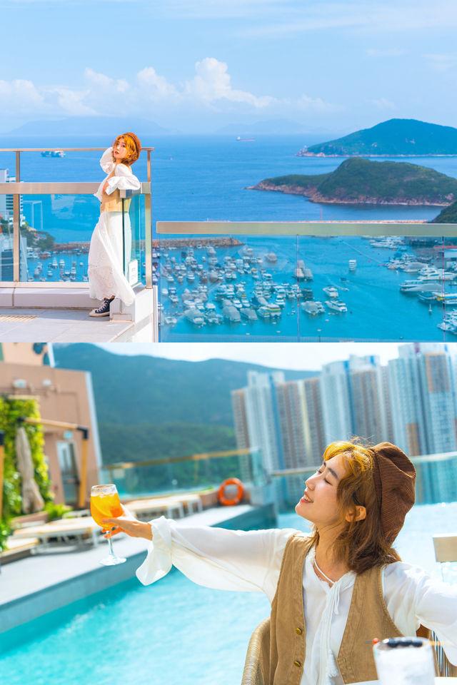 香港絕美海景酒店!在天台泳池喝一杯太chill了! 香港絕美海景酒店!在天台泳池喝一杯太chill了!