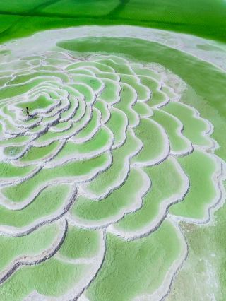 察爾汗鹽湖美麗到讓我窒息