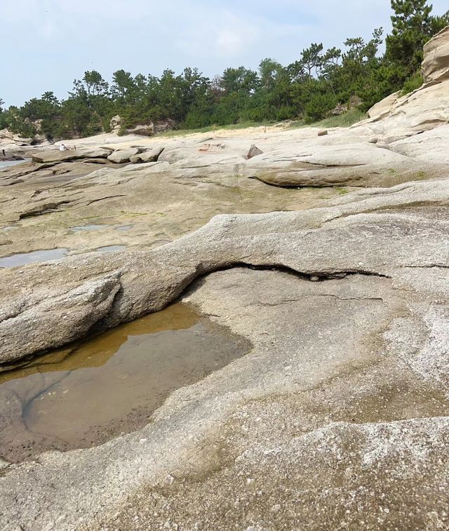 威海乳山仙人橋，天然海蝕拱橋 !