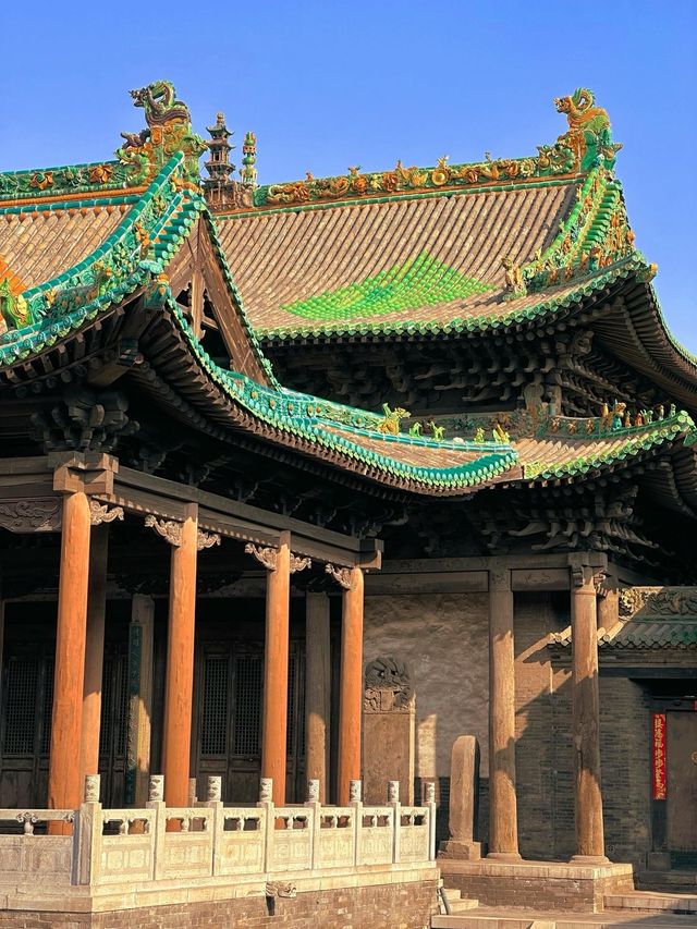 山西·介休·城隍廟，介休城隍廟坐北朝南