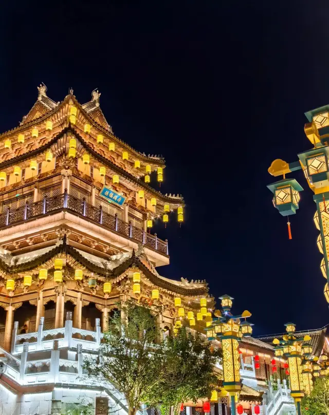 山東||臨沭瑯琊古城~絕美夜景。