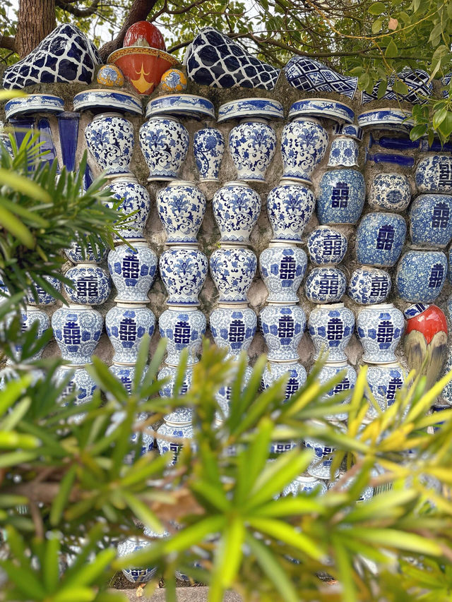梅州大埔|富大陶瓷「小景德鎮」·天青色牆面。