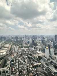 A Birds Eye view of Bangkok, a sprawling metropolis 